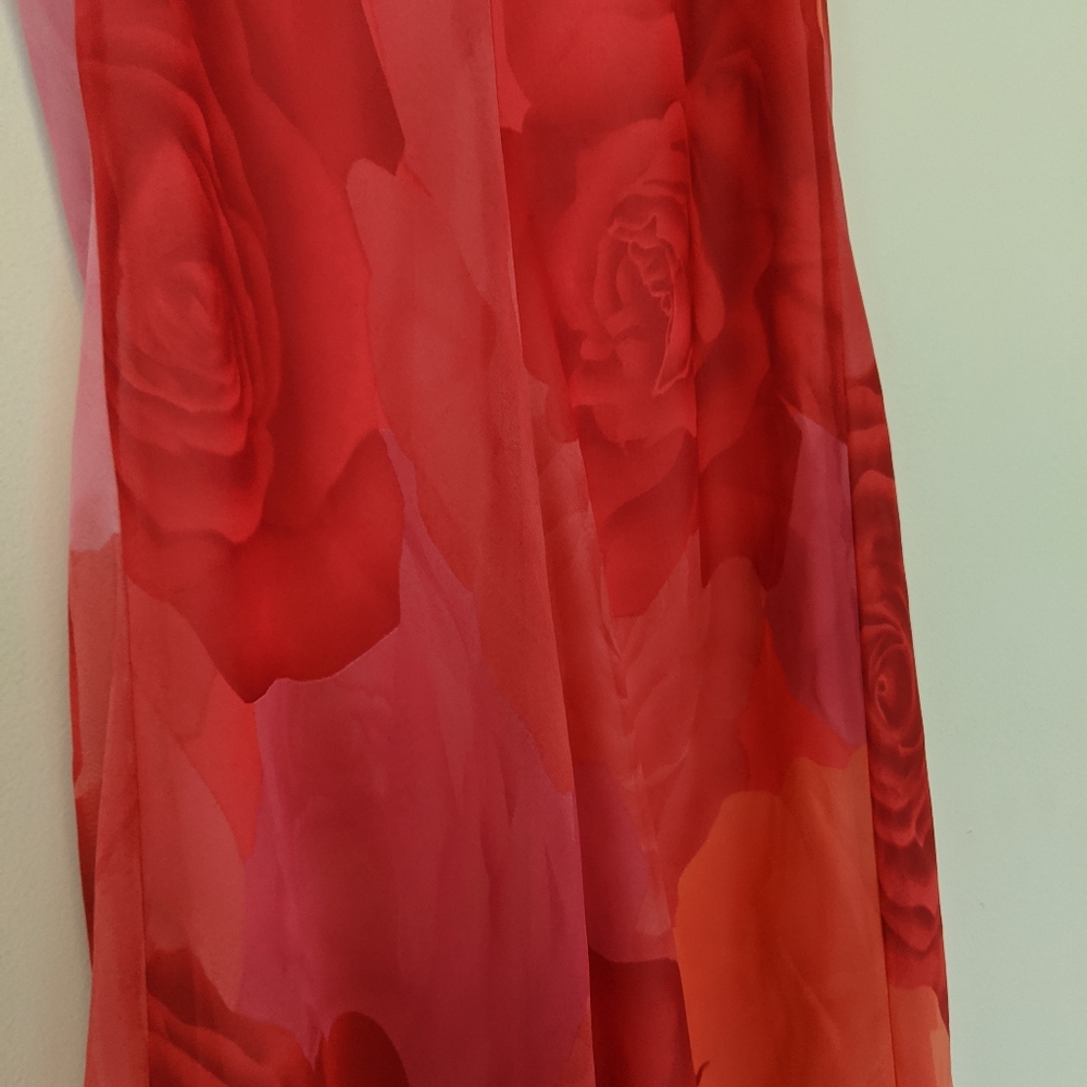 Vintage Y2K Rose cocktails/wedding slip dress - Picture 6 of 7